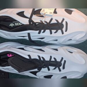 Adidas Black and White Athletic Shoes